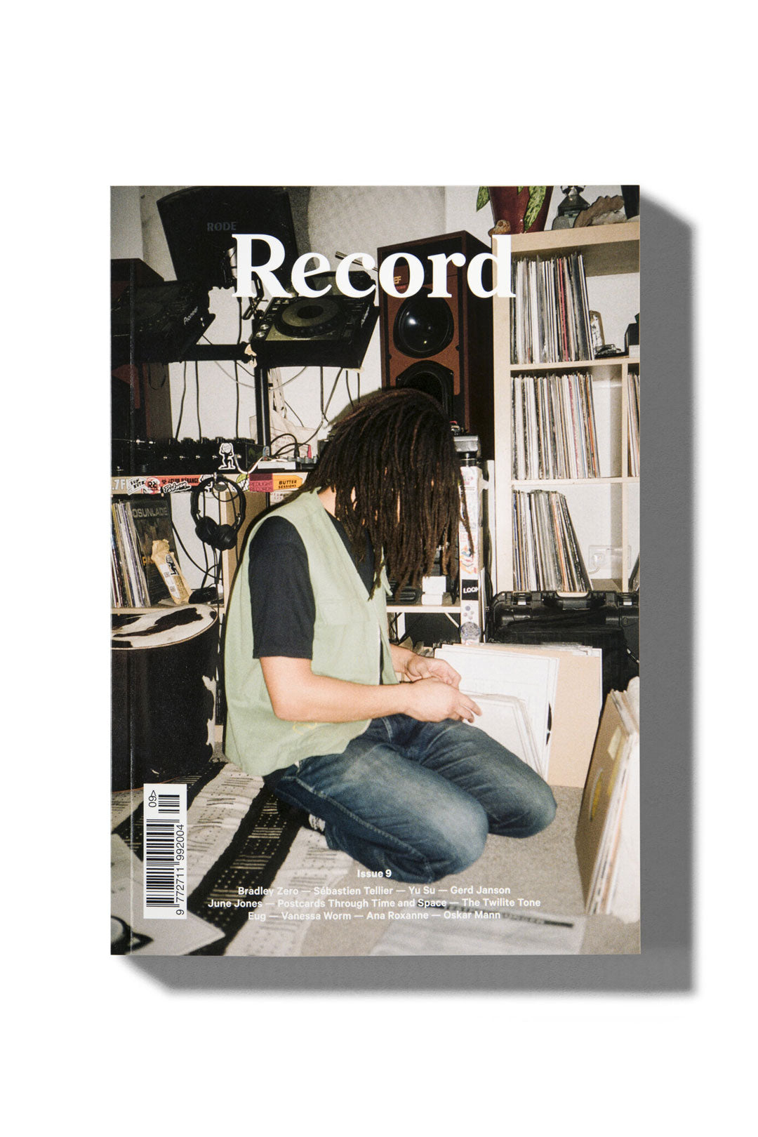 Record Culture Magazine Issue 9, 2021.  Featuring Bradley Zero, Sébastien Tellier, Yu Su, Gerd Janson, June Jones, The Twilite Tone, Eug, Vanessa Worm, Ana Roxanne, Oskar Mann, and the Beats in Space visual feature, “Postcards Through Time and Space”  212 pages, Perfect bound, Softcover