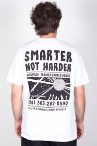 FM - Smarter Not Harder DISCO 2.0 Tee - Unisex - White