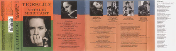 Natalie Merchant Tigerlily *CASSETTE* Cass Near Mint (NM or M-) Near Mint (NM or M-)