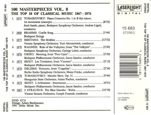 Various The Top 100 Masterpieces Of Classical Music: 1685-1928 *10XCD BOX* 10XCD BOX Near Mint (NM or M-) Near Mint (NM or M-)