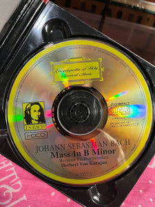 Bach / Herbert Von Karajan Mass in B Minor *HDCD-JAPAN* HDCD Near Mint (NM or M-) Very Good Plus (VG+)