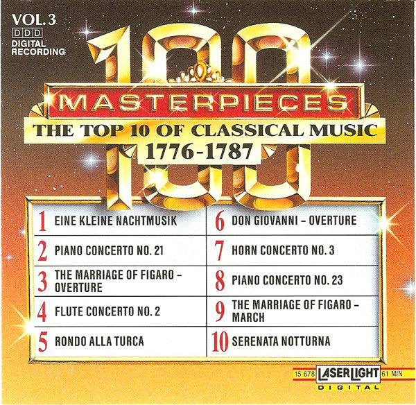 Various The Top 100 Masterpieces Of Classical Music: 1685-1928 *10XCD BOX* 10XCD BOX Near Mint (NM or M-) Near Mint (NM or M-)