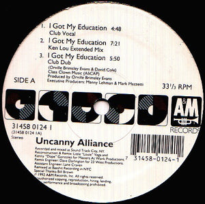 Uncanny Alliance I Got My Education 12" Excellent (EX) Generic