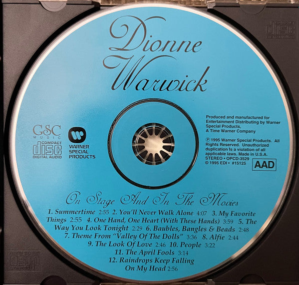 Dionne Warwick 36 All-Time Favorites *CD* 3XCD Mint (M) Mint (M)