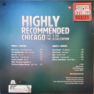 Various Highly Recommended Chicago Vol. 1 G6 The Legalization LP Mint (M) Mint (M)