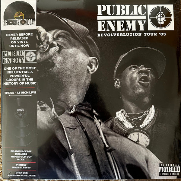 Public Enemy Revolverlution Tour 2003 3xLP Mint (M) Mint (M)