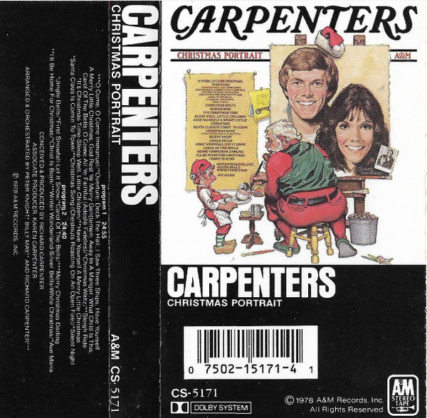 Carpenters Christmas Portrait *CASSETTE* Cass Mint (M) Mint (M)