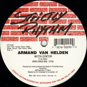 Armand Van Helden Witch Doktor Excellent (EX) Generic