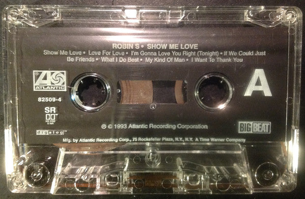 Robin S. Show Me Love *CASSETTE* Cass Near Mint (NM or M-) Near Mint (NM or M-)