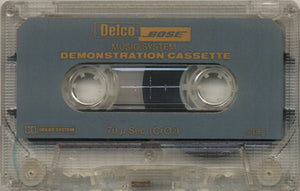 Various Delco / Bose Music System Demonstration Cassette Cass Near Mint (NM or M-) Near Mint (NM or M-)