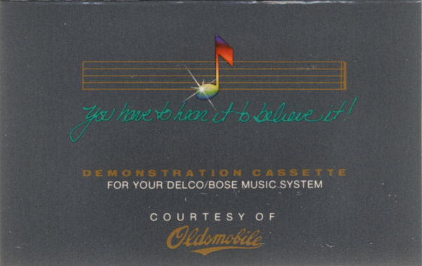 Various Delco / Bose Music System Demonstration Cassette Cass Near Mint (NM or M-) Near Mint (NM or M-)