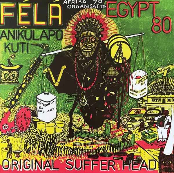 Fela Kuti Original Suffer Head *GREEN* LP Mint (M) Mint (M)