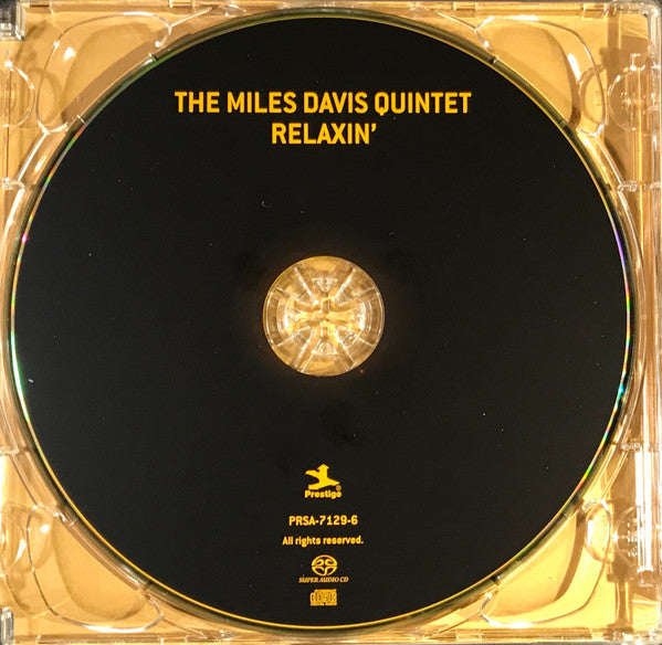 The Miles Davis Quintet Relaxin' With The Miles Davis Quintet *SACD/HYBRID* CD Mint (M) Near Mint (NM or M-)