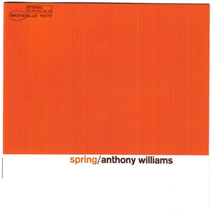 Anthony Williams Spring CD Mint (M) Mint (M)