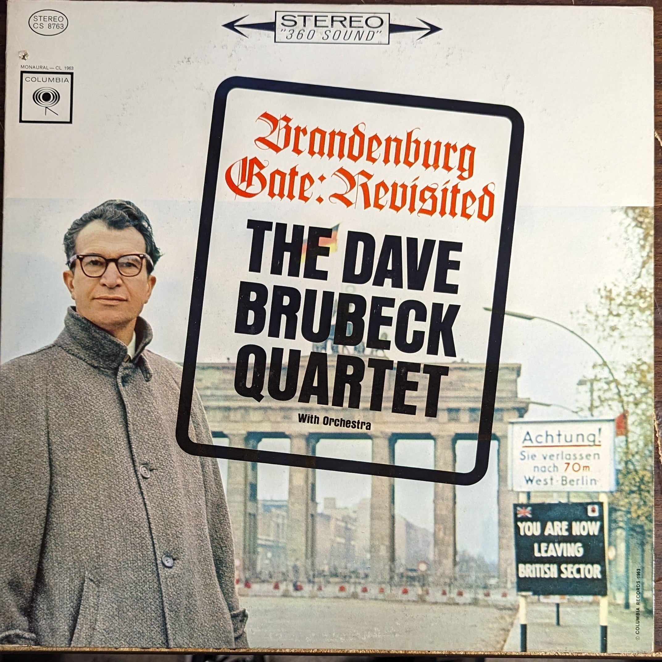 The Dave Brubeck Quartet Brandenburg Gate: Revisited *STEREO* LP Near Mint (NM or M-) Excellent (EX)