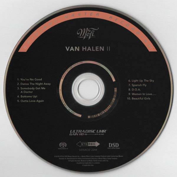 Van Halen Van Halen II *SACD* SACD Mint (M) Mint (M)