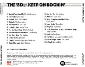 Various The '50s: Keep On Rockin' *CD* CD Mint (M) Mint (M)