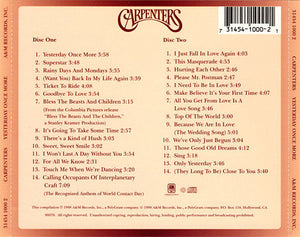 Carpenters Yesterday Once More *CD* 2XCD Mint (M) Mint (M)