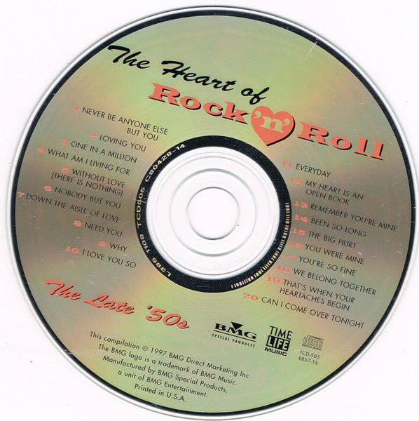 Various The Heart Of Rock 'N' Roll - The Late 50's *CD* CD Mint (M) Mint (M)