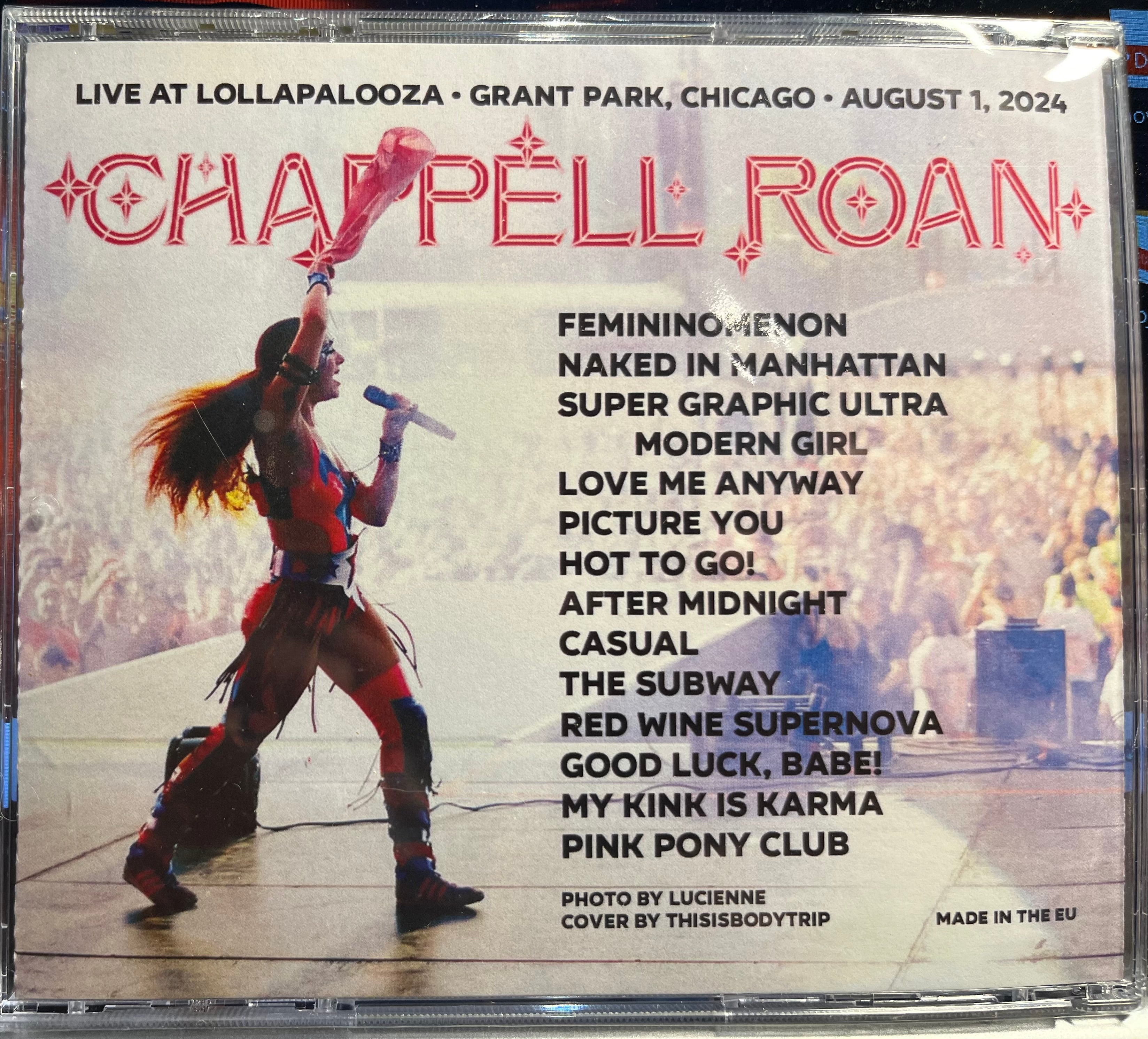 Chappell Roan Live At Lollapalooza Aug 1 2024 (CD) CD Mint (M) Mint (M)