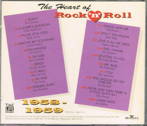 Various The Heart Of Rock 'N' Roll - 1958-1959 *CD* CD Mint (M) Mint (M)