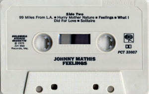 Johnny Mathis Feelings *CASSETTE* Cass Near Mint (NM or M-) Excellent (EX)