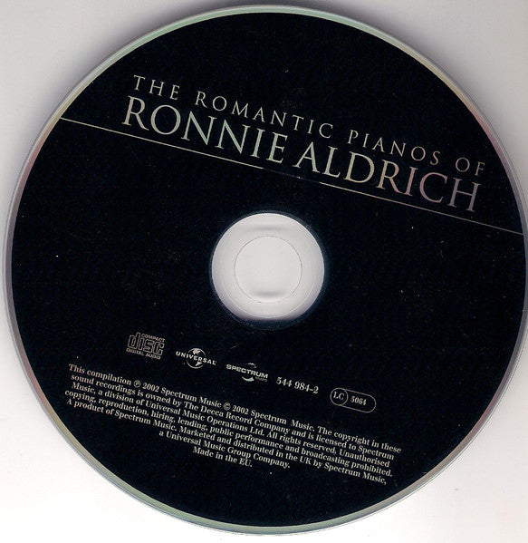 Ronnie Aldrich The Romantic Pianos Of Ronnie Aldrich *CD* CD Mint (M) Near Mint (NM or M-)