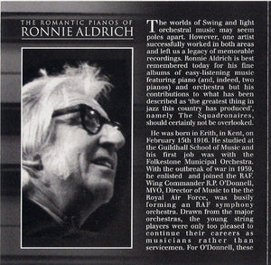 Ronnie Aldrich The Romantic Pianos Of Ronnie Aldrich *CD* CD Mint (M) Near Mint (NM or M-)