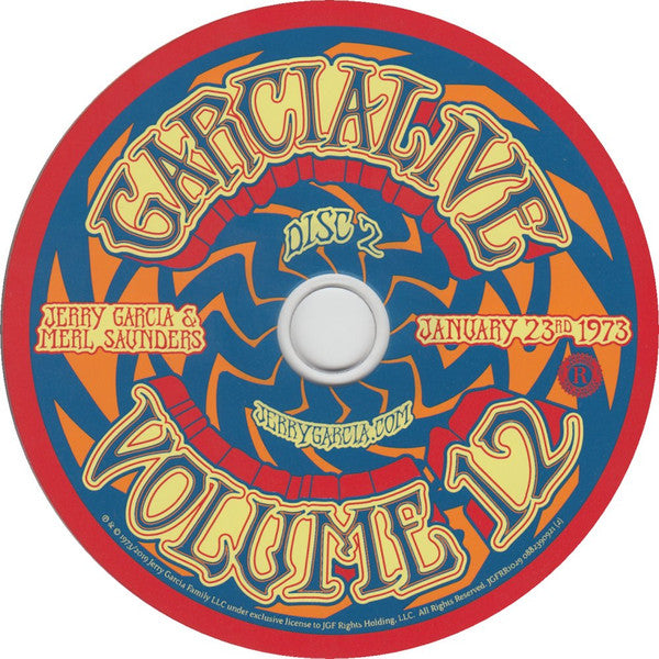 Jerry Garcia GarciaLive Volume 12 (January 23rd, 1973 The Boarding House) (CD) 3XCD Mint (M) Mint (M)