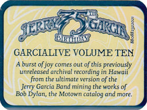 The Jerry Garcia Band GarciaLive Volume 10 (May 20th, 1990 Hilo Civic Auditorium)(CD) 2xCD, Album m Mint (M)