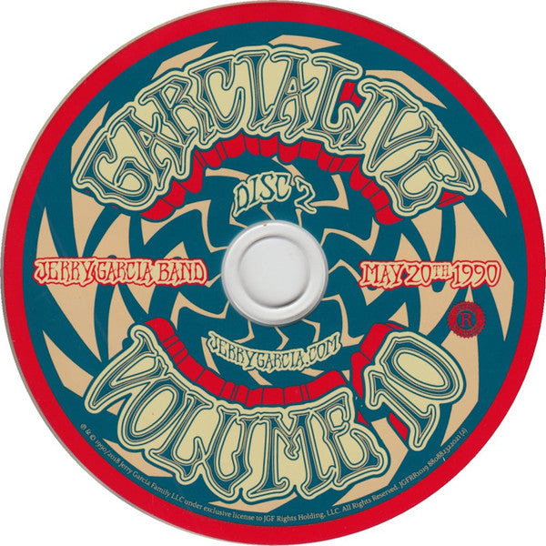 The Jerry Garcia Band GarciaLive Volume 10 (May 20th, 1990 Hilo Civic Auditorium)(CD) 2xCD, Album m Mint (M)