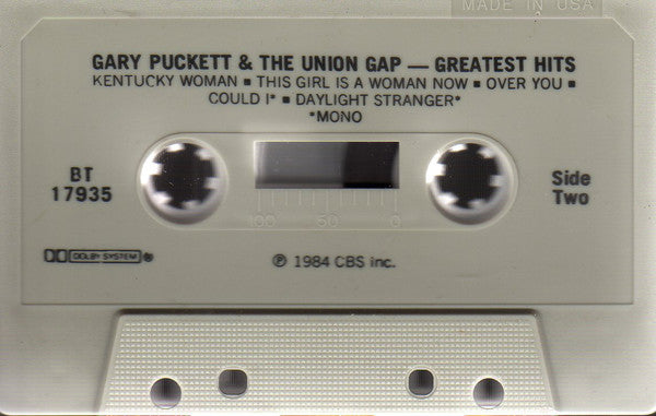 Gary Puckett & The Union Gap Greatest Hits *SEALED/CASSETTE* Cass Mint (M) Mint (M)