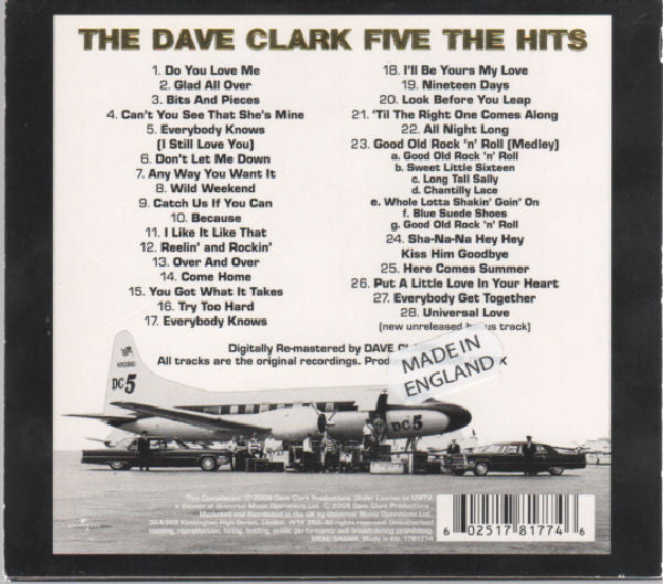 The Dave Clark Five The Hits *CD* CD Mint (M) Mint (M)