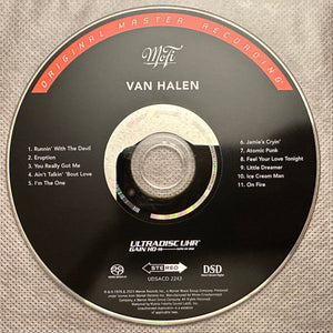 Van Halen Van Halen *MFSL/SACD* CD Mint (M) Mint (M)