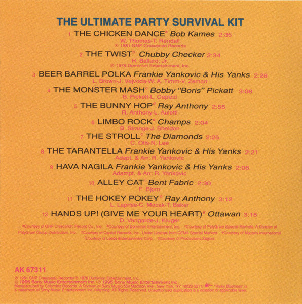 Various The Ultimate Party Survival Kit *CD* CD Mint (M) Mint (M)