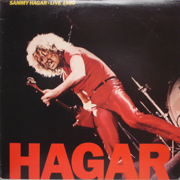 Sammy Hagar Live 1980 LP Excellent (EX) Very Good Plus (VG+)