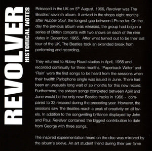 The Beatles Revolver *CD - GATEFOLD* CD Near Mint (NM or M-) Excellent (EX)