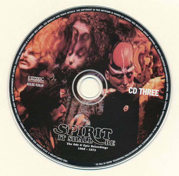 Spirit (8) It Shall Be: The Ode &amp; Epic Recordings 1968-1972 *5XCD BOX* 5XCD BOX Near Mint (NM or M-) Near Mint (NM or M-)