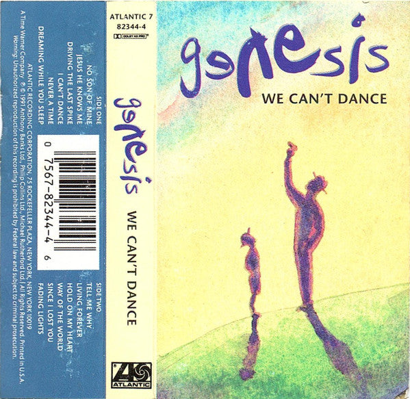 Genesis We Can't Dance *CASSETTE* Cass Near Mint (NM or M-) Near Mint (NM or M-)