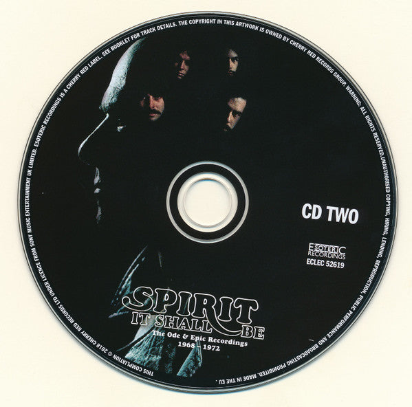 Spirit (8) It Shall Be: The Ode &amp; Epic Recordings 1968-1972 *5XCD BOX* 5XCD BOX Near Mint (NM or M-) Near Mint (NM or M-)