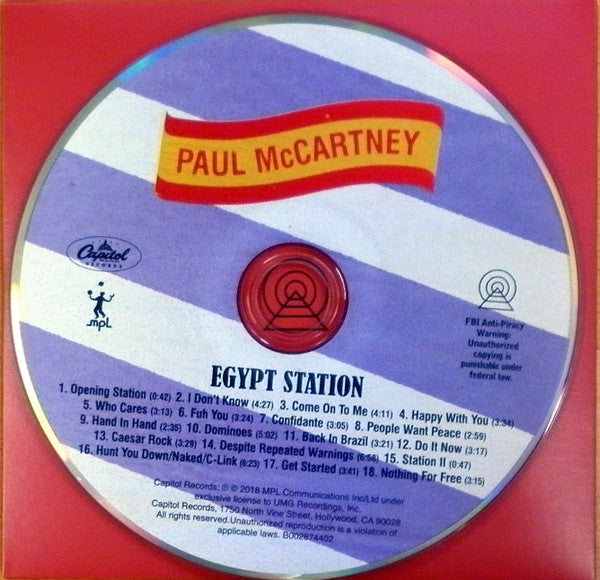 Paul McCartney Egypt Station CD Near Mint (NM or M-) Near Mint (NM or M-)