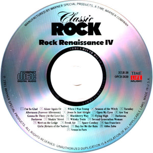 Various Classic Rock - Rock Renaissance IV *CD* CD Near Mint (NM or M-) Near Mint (NM or M-)