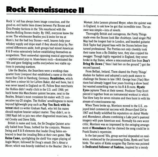 Various Classic Rock - Rock Renaissance II *CD* CD Near Mint (NM or M-) Near Mint (NM or M-)