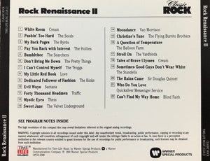 Various Classic Rock - Rock Renaissance II *CD* CD Near Mint (NM or M-) Near Mint (NM or M-)