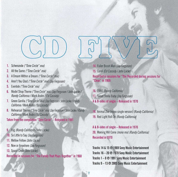 Spirit (8) It Shall Be: The Ode &amp; Epic Recordings 1968-1972 *5XCD BOX* 5XCD BOX Near Mint (NM or M-) Near Mint (NM or M-)