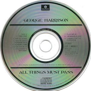 George Harrison All Things Must Pass *2XCD* 2xCD, Album Very Good Plus (VG+) Excellent (EX)