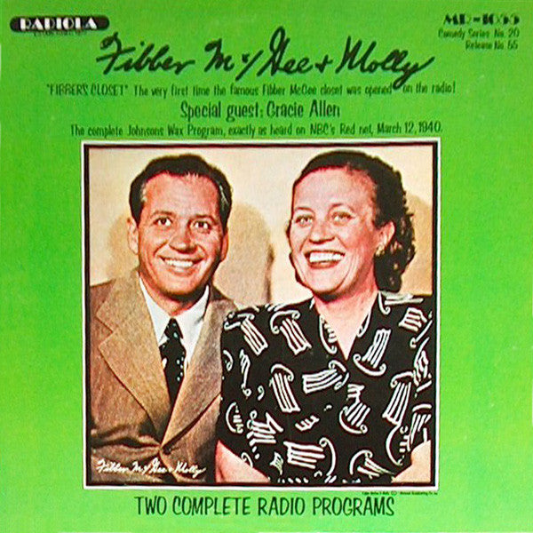 Fibber McGee & Molly Fibber's Closet *SEALED* LP Mint (M) Near Mint (NM or M-)