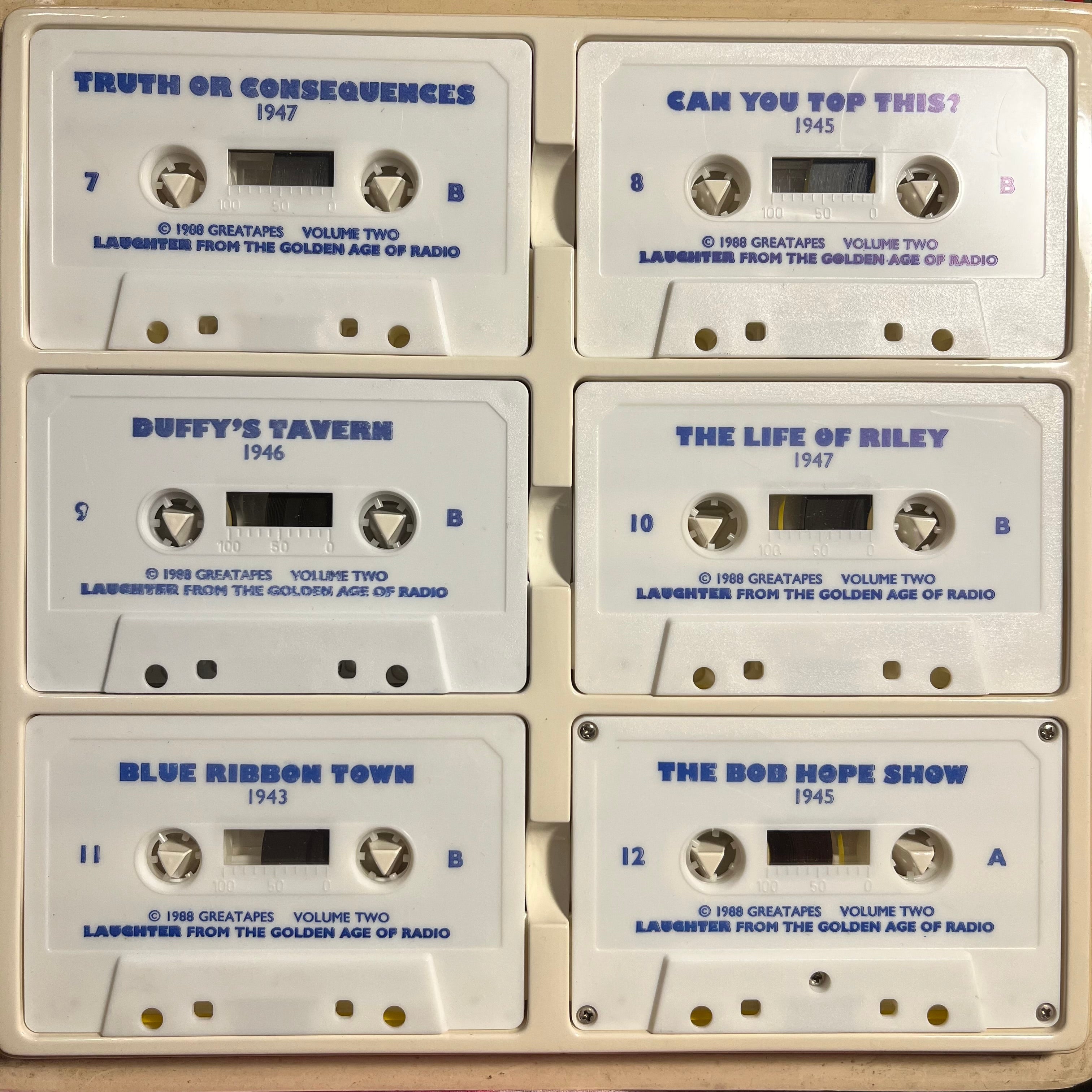 Various Laughter From The Golden Age Of Radio *12xCASSETTE BOX* 12xCASSETTE BOX NM Excellent (EX)