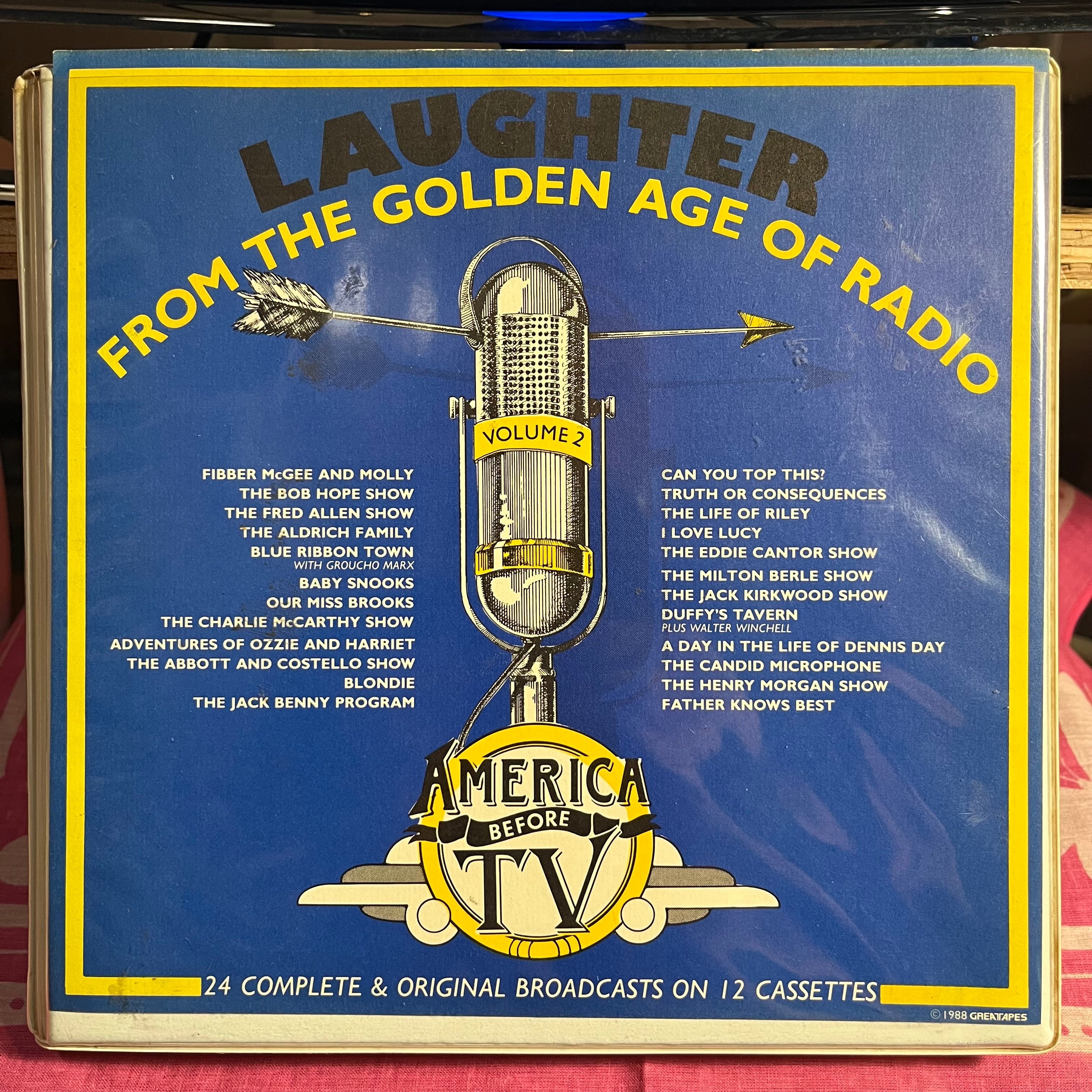 Various Laughter From The Golden Age Of Radio *12xCASSETTE BOX* 12xCASSETTE BOX NM Excellent (EX)