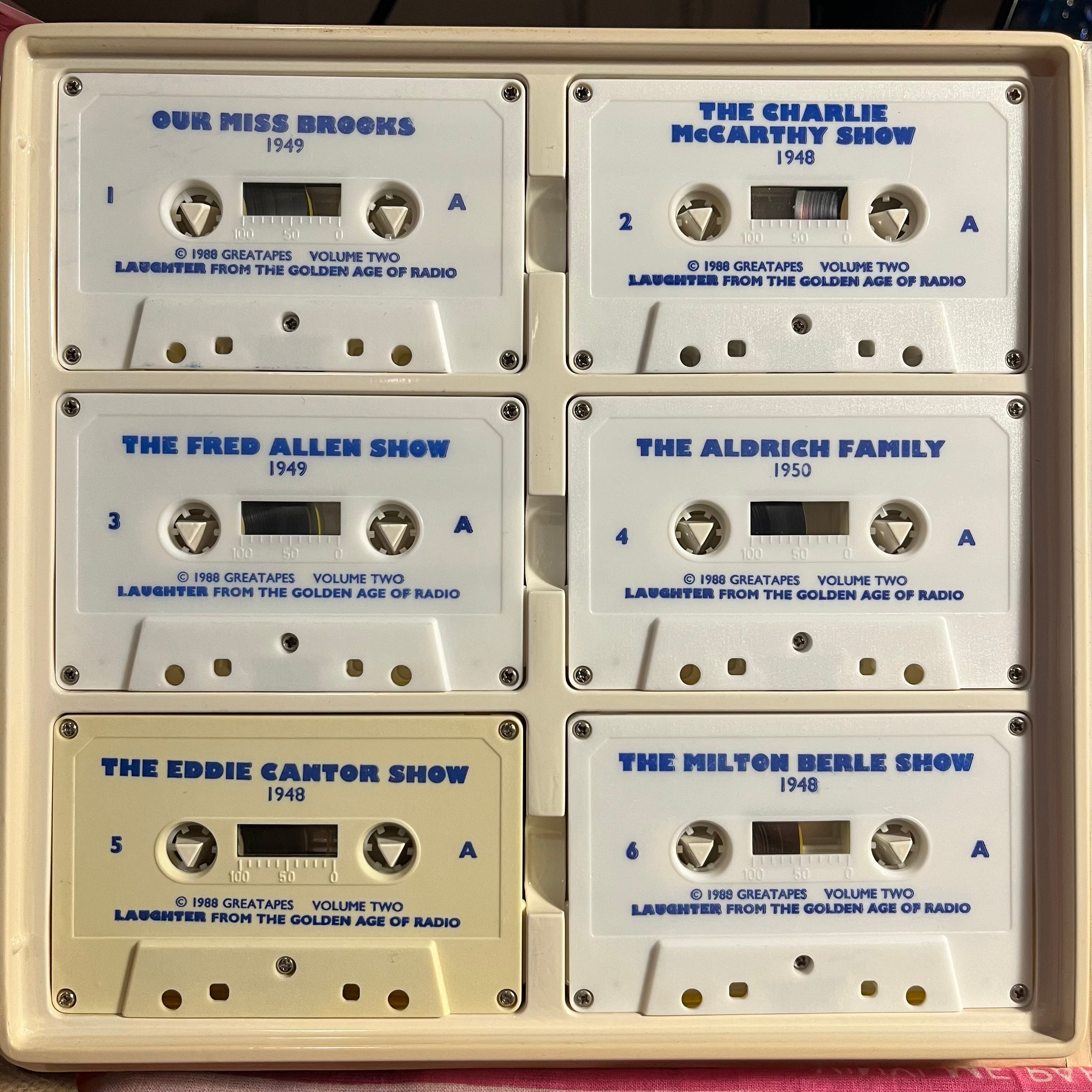 Various Laughter From The Golden Age Of Radio *12xCASSETTE BOX* 12xCASSETTE BOX NM Excellent (EX)